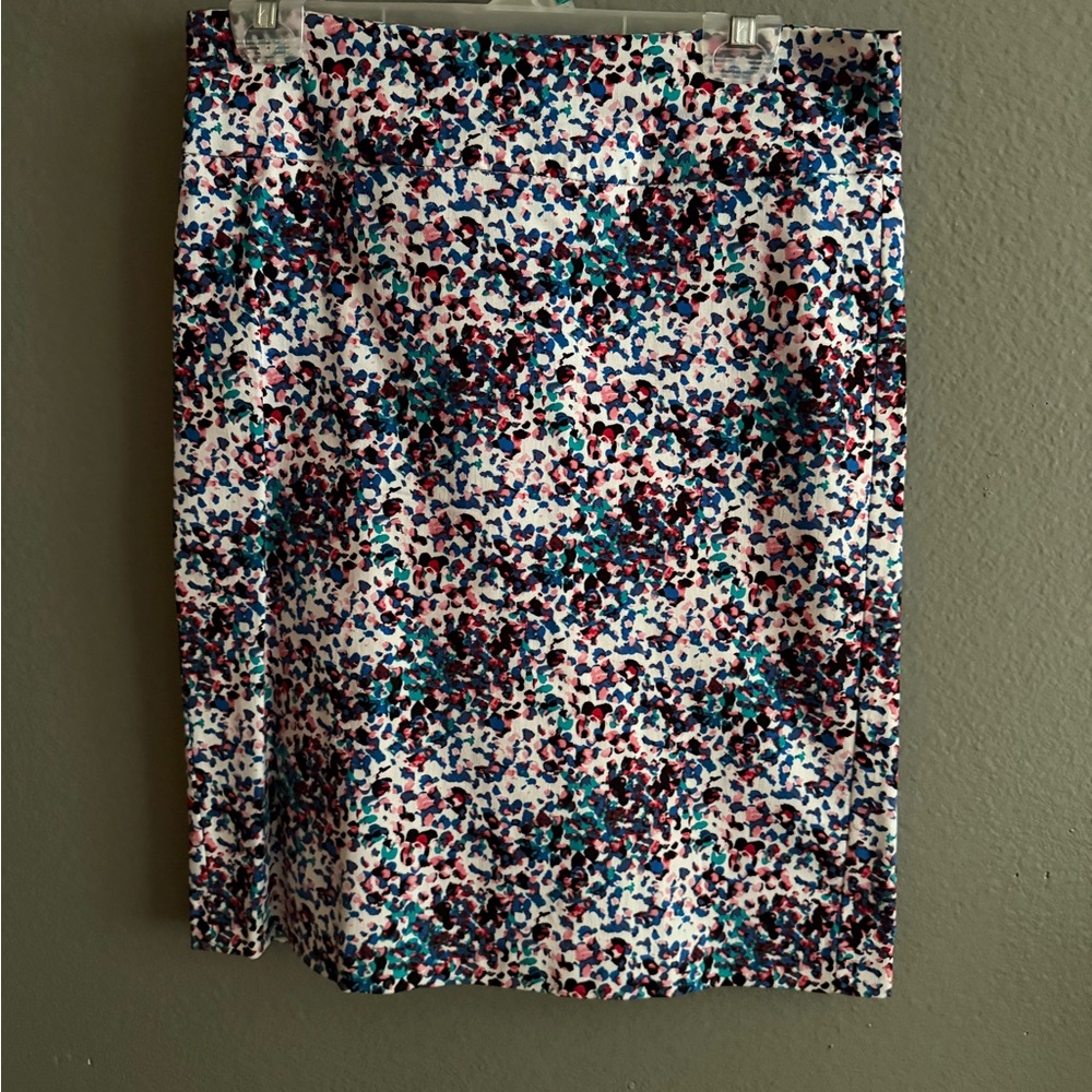 Margaret M Colorful Patterned Pencil Skirt